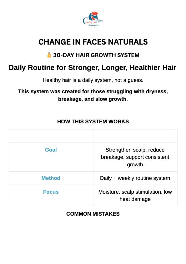 The Hair Growth System: 30-Day Scalp Reset for Stronger, Fuller Hair